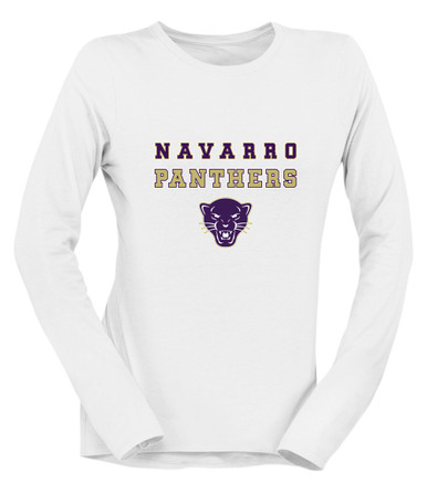 Navarro Panthers Spirit Women's Premium LS T-Shirt