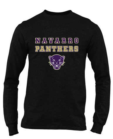 Navarro Panthers Spirit Men's LS T-Shirt