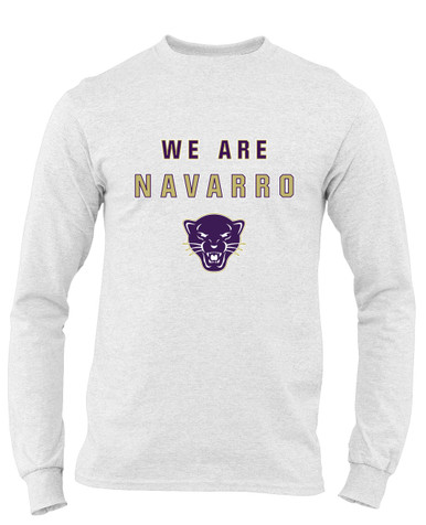 Navarro Panthers We Are Men's LS T-Shirt
