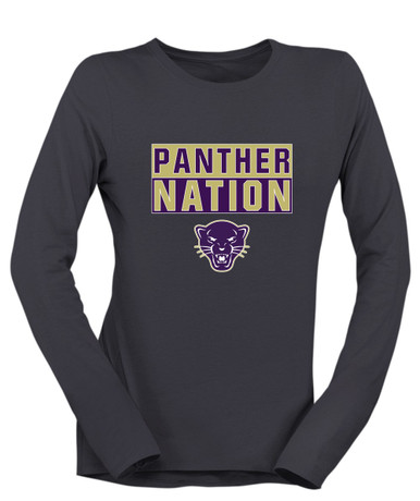 Navarro Panthers Nation #1 Women's LS T-Shirt