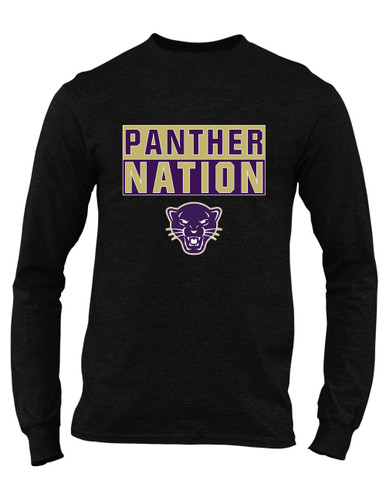 Navarro Panthers Nation #1 Men's LS T-Shirt