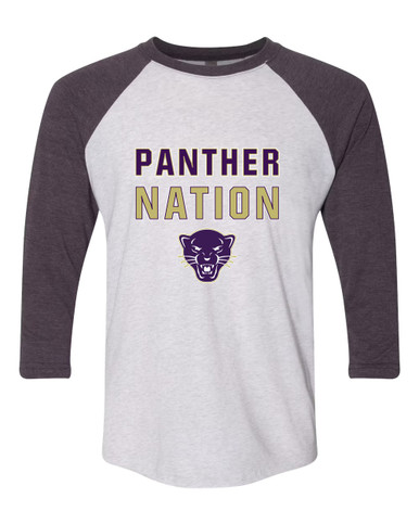 Navarro Panthers Nation #2 Men's Baseball T-Shirt