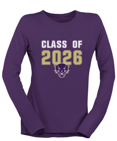Navarro Panthers Class of 2026 Women's LS T-Shirt