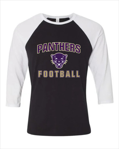 Navarro Panthers Football #1 Men's Baseball T-Shirt