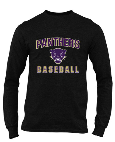 Navarro Panthers Baseball #1 Men's LS T-Shirt
