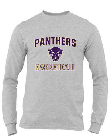 Navarro Panthers Basketball #1 Men's LS T-Shirt