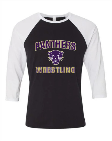 Navarro Panthers Wrestling Men's Baseball T-Shirt