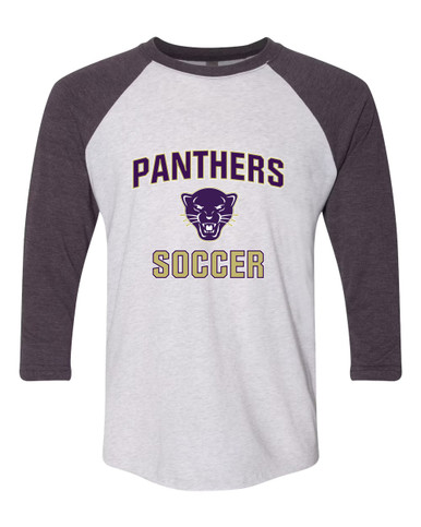 Navarro Panthers Soccer #1 Men's Baseball T-Shirt