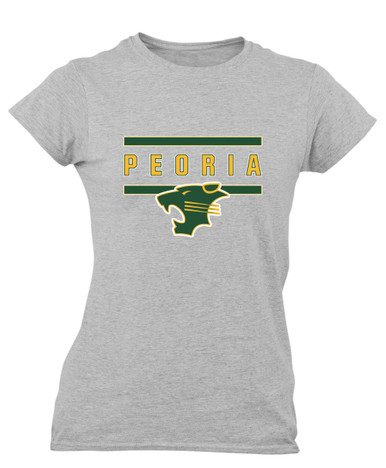 Peoria Panthers Mascot #4 Women's SS T-Shirt