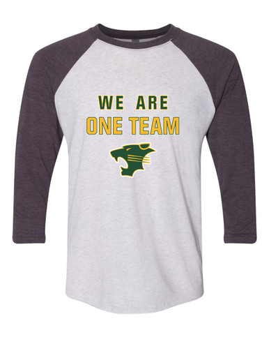 Peoria Panthers We Are One Team Women's Baseball T-Shirt