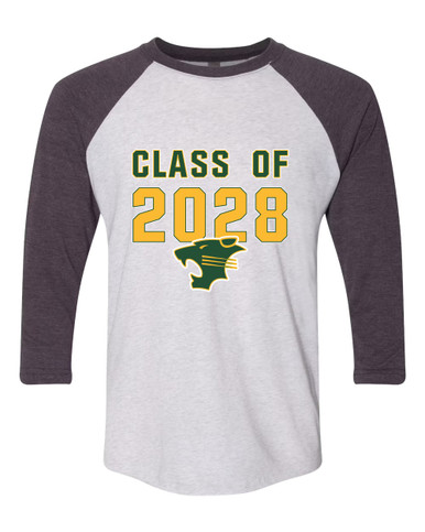 Peoria Panthers Class of 2028 Women's Baseball T-Shirt