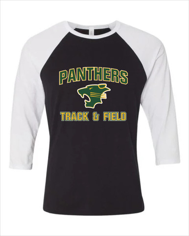 Peoria Panthers Track & Field Women's Baseball T-Shirt
