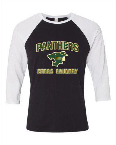 Peoria Panthers Cross Country Men's Baseball T-Shirt