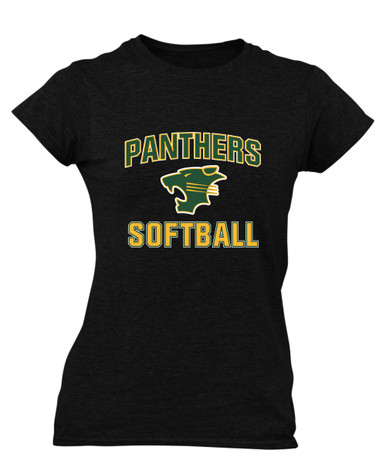 Peoria Panthers Softball #1 Women's SS T-Shirt