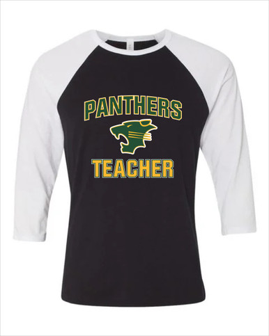 Peoria Panthers Teacher Women's Baseball T-Shirt