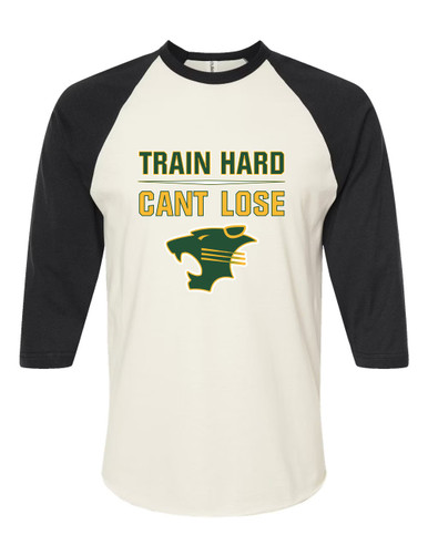 Peoria Panthers Train Hard, Can't Lose Women's Baseball T-Shirt