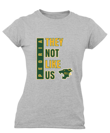Peoria Panthers They Not Like Us #1 Women's SS T-Shirt