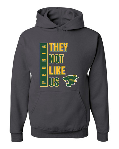 Peoria Panthers They Not Like Us #1 Men's Premium Hoodie