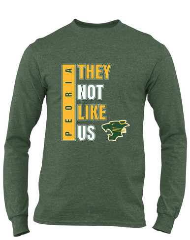 Peoria Panthers They Not Like Us #1 Men's LS T-Shirt