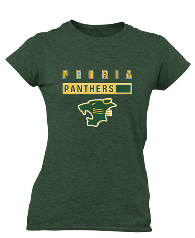 Peoria Panthers Mascot #7 Women's SS T-Shirt