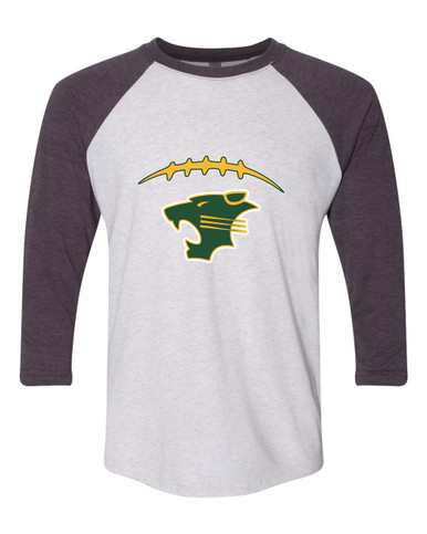 Peoria Panthers Football #2 Women's Baseball T-Shirt