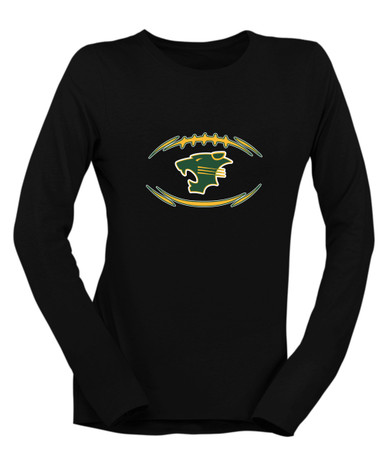 Peoria Panthers Football #3 Women's LS T-Shirt