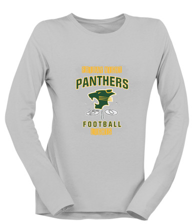 Peoria Panthers Football #6 Women's LS T-Shirt