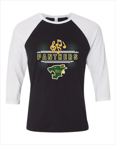 Peoria Panthers Band # 3 Women's Baseball T-Shirt