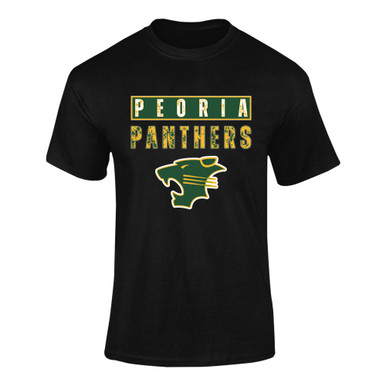Peoria Panthers Mascot #9 Men's SS T-Shirt