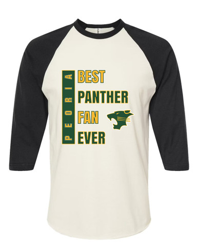 Peoria Panthers Best Panther Fan Men's Baseball T-Shirt