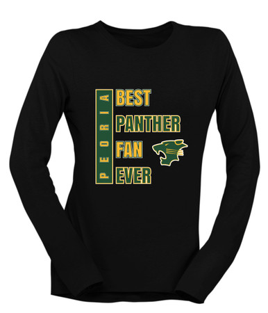 Peoria Panthers Best Panther Fan Women's LS T-Shirt