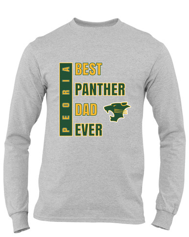 Peoria Panthers Best Panther Dad Men's LS T-Shirt