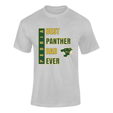 Peoria Panthers Best Panther Dad Men's SS T-Shirt