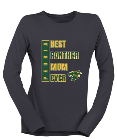 Peoria Panthers Best Panther Mom Women's LS T-Shirt