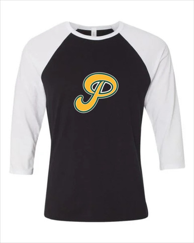 Peoria Panthers P Script Mascot #1 Women's Baseball T-Shirt