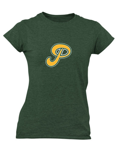 Peoria Panthers P Script Mascot #1 Women's SS T-Shirt
