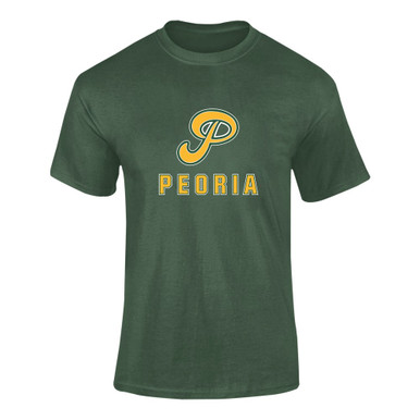 Peoria Panthers P Script Mascot #2 Men's SS T-Shirt