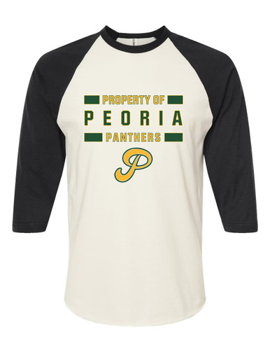 Peoria Panthers P Script Property Of Women's Baseball T-Shirt