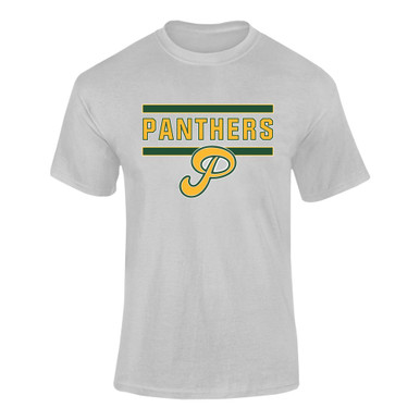 Peoria Panthers P Script Mascot #5 Men's SS T-Shirt
