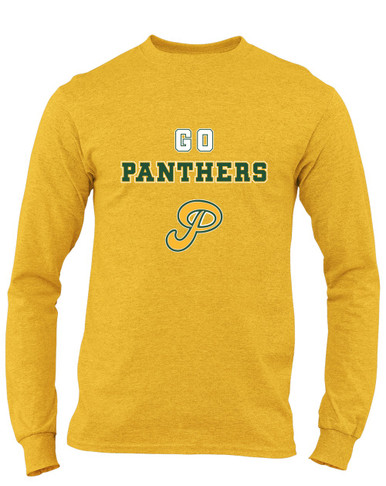Peoria Panthers P Script Go Team Men's LS T-Shirt