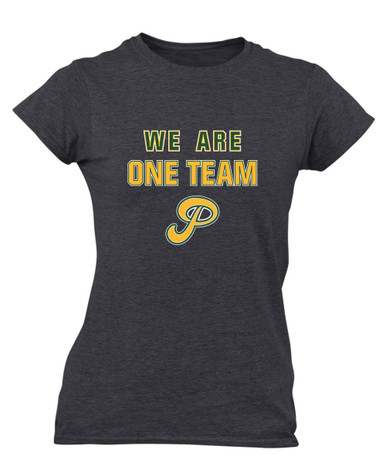 Peoria Panthers P Script We Are One Team Women's SS T-Shirt