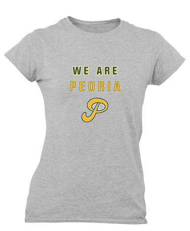Peoria Panthers P Script We Are Women's SS T-Shirt