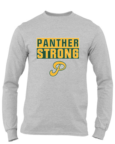 Peoria Panthers P Script Strong #1 Men's LS T-Shirt