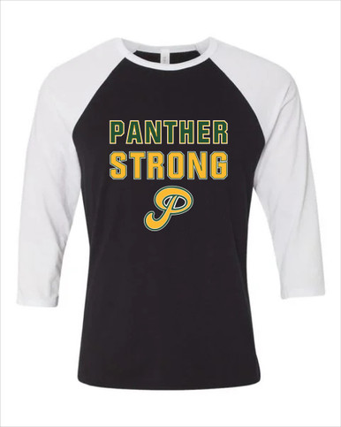 Peoria Panthers P Script Strong #2 Men's Baseball T-Shirt