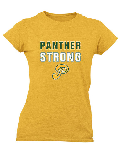 Peoria Panthers P Script Strong #2 Women's SS T-Shirt