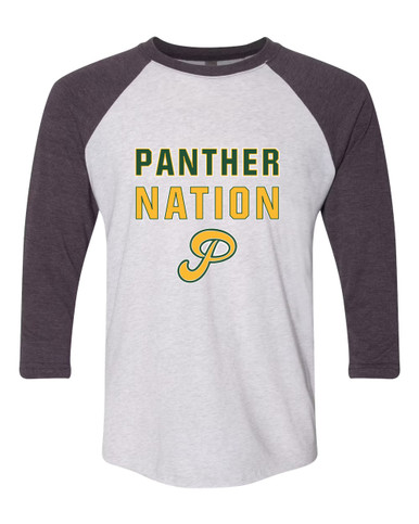 Peoria Panthers P Script Nation #2 Men's Baseball T-Shirt