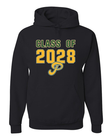 Peoria Panthers P Script Class of 2028 Men's Premium Hoodie