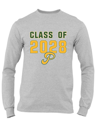 Peoria Panthers P Script Class of 2028 Men's LS T-Shirt