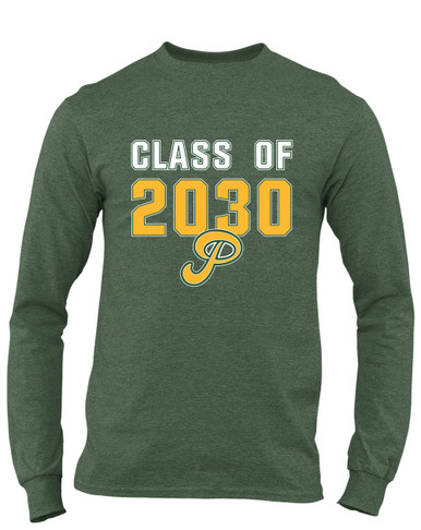 Peoria Panthers P Script Class of 2030 Men's LS T-Shirt