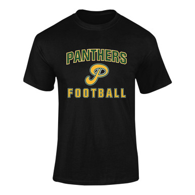 Peoria Panthers P Script Football #1 Men's SS T-Shirt